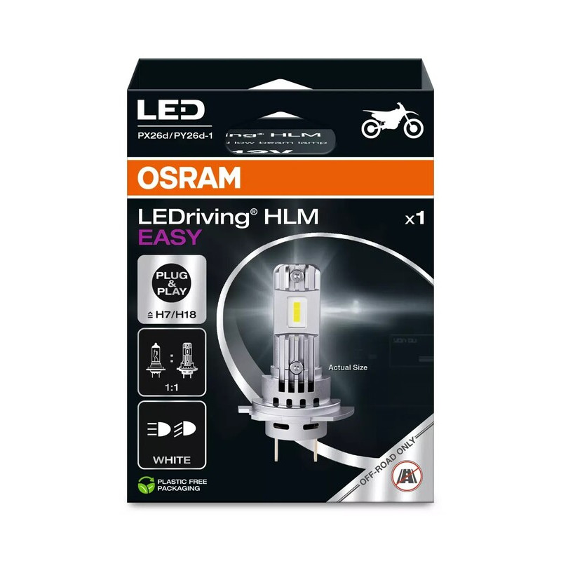 Ampoule OSRAM LEDriving HL Easy H7/H18