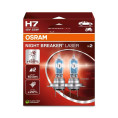 Ampoules OSRAM H7 Night Breaker Laser 12V 55W PX26d - par paire