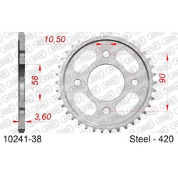 Couronne AFAM acier standard 10241 - 420