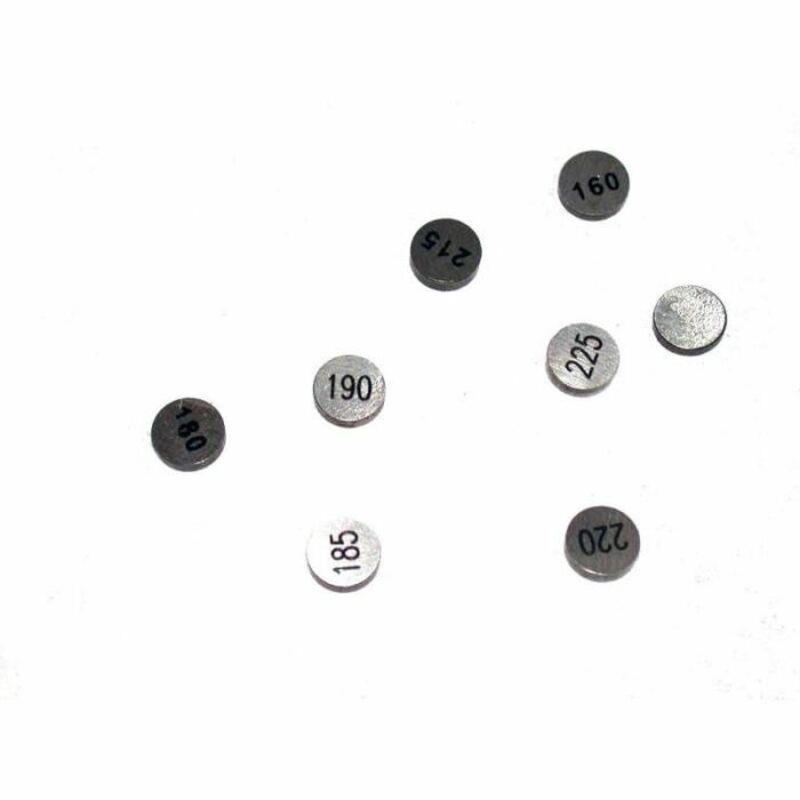 Pastilles de soupape TOURMAX Ø25X3mm - jeu de 2