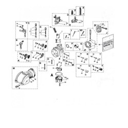 Carburateur DELL ORTO SHBC Ø19mm - avec starter à câble