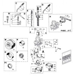 Carburateur DELL ORTO PHBG DS Ø21mm