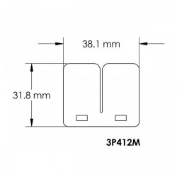 LAMELLES DE RECHANGE POUR BOITE A CLAPETS V-FORCE3