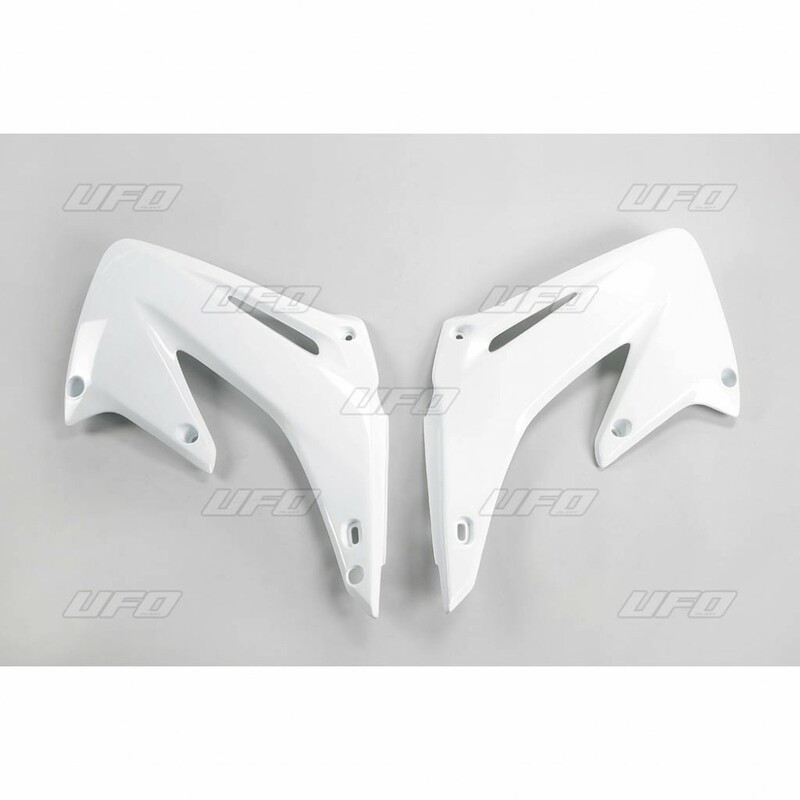 Ouïes de radiateur UFO blanc Honda CR125R/250R