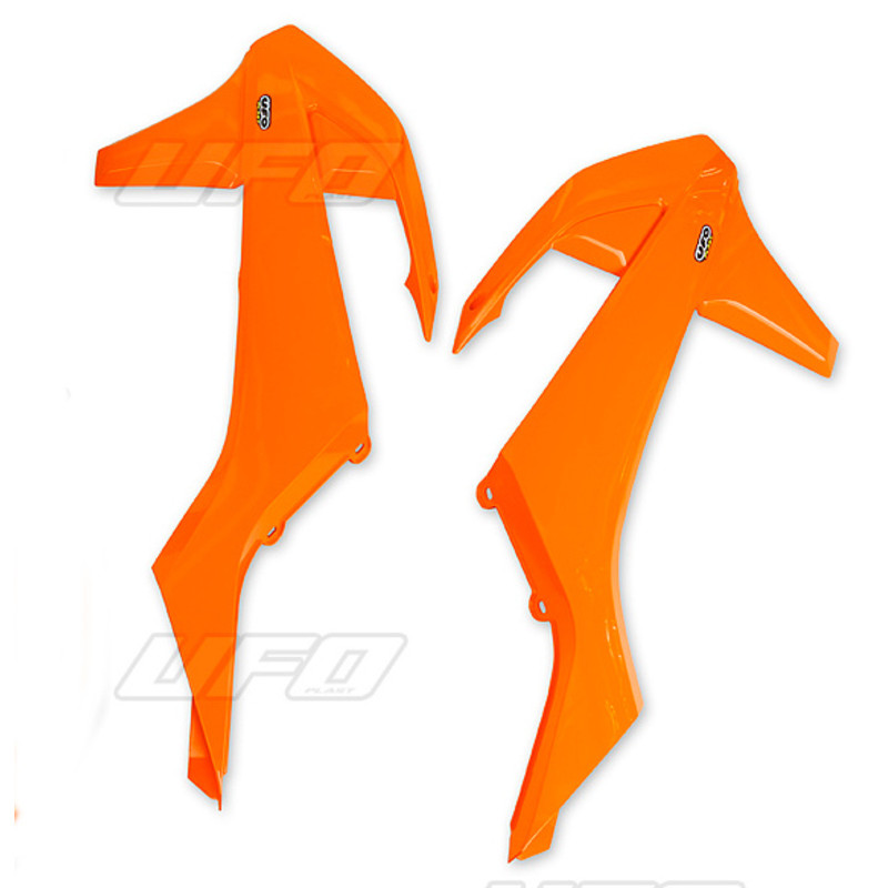 Ouïes de radiateur UFO orange fluo KTM SX/SX-F