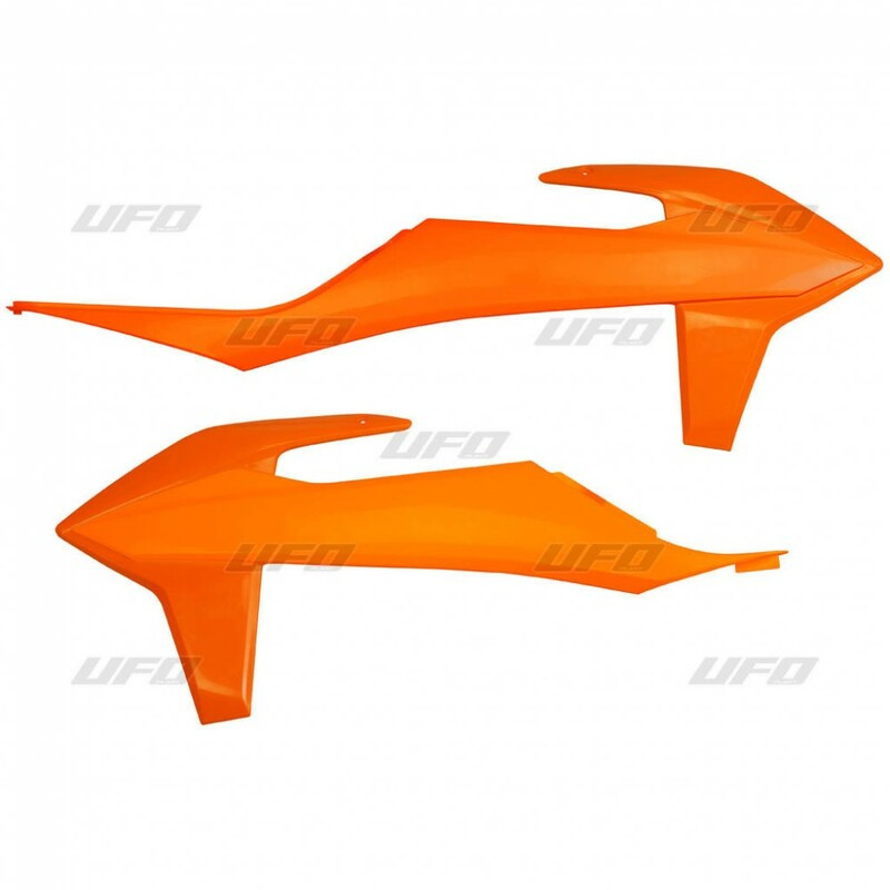 Ouïes de radiateur UFO orange fluo KTM SX/SX-F