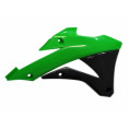 Ouïes de radiateur RACETECH vert KX 85