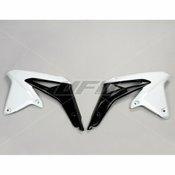 Ouïes de radiateur UFO blanc/noir Suzuki RM-Z450