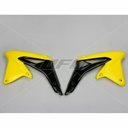 Ouïes de radiateur UFO jaune/noir Suzuki RM-Z450