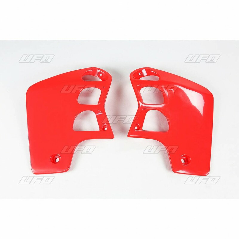 Ouïes de radiateur UFO rouge Honda CR500R