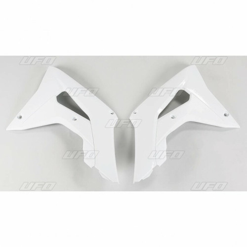 Ouïes de radiateur UFO blanc Honda CRF450R