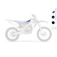 Connections d'ouïes de radiateur UFO blanc Yamaha YZ450F