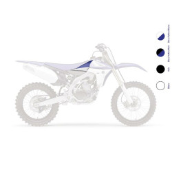 Connections d'ouïes de radiateur UFO blanc Yamaha YZ450F