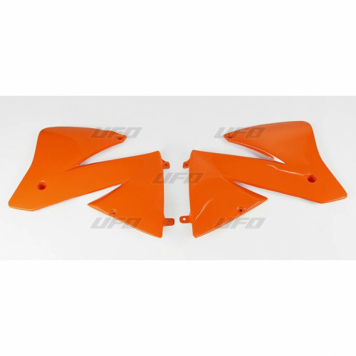 Ouïes de radiateur UFO orange KTM EXC