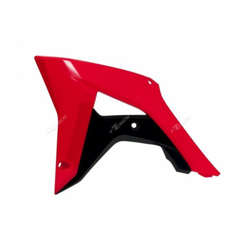 Ouïes de radiateur RACETECH couleur origine (2017) rouge/noir Honda CRF450R