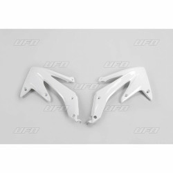 Ouïes de radiateur UFO blanc Honda CRF450R