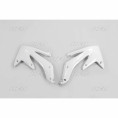 Ouïes de radiateur UFO blanc Honda CRF450R