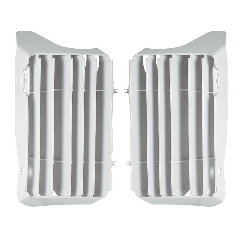 Ouïes de radiateur RACETECH blanc Honda CRF450R