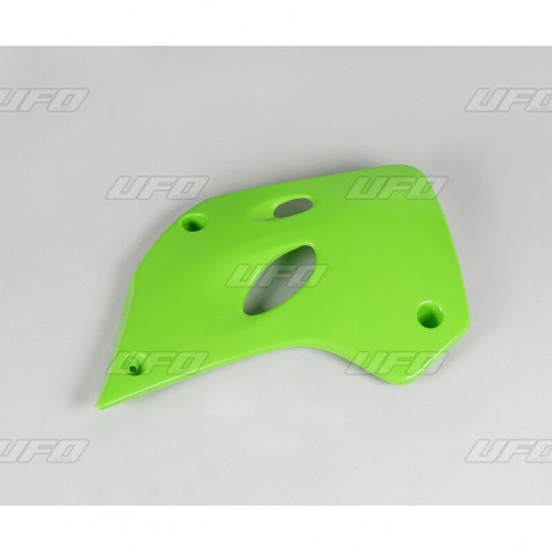 Ouïes de radiateur UFO vert Kawasaki KX80