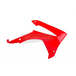 Ouïes de radiateur POLISPORT rouge Honda CRF250R/CRF450R