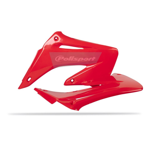 Ouïes de radiateur POLISPORT rouge Honda CRF250R/CRF450R