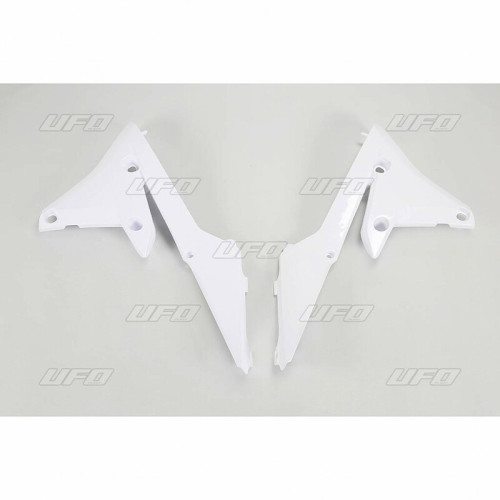 Ouïes de radiateur UFO blanc Yamaha YZ250F/450F