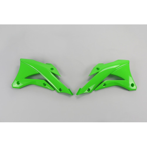 Ouïes de radiateur UFO vert Kawasaki KX 85