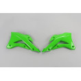 Ouïes de radiateur UFO vert Kawasaki KX 85