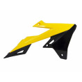 Ouïes de radiateur RACETECH jaune/noir Suzuki RM-Z450