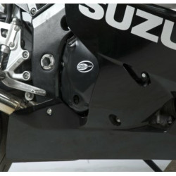 Couvre-carter droit R&G RACING noir Suzuki GSX-R750