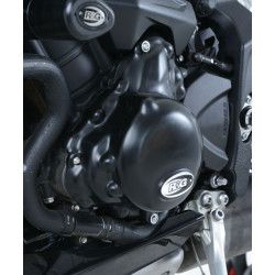 Couvre-carter gauche R&G RACING noir Triumph