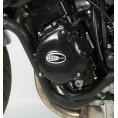 Couvre-carter droit R&G RACING noir Suzuki GSR600/750