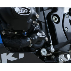 Couvre-carter gauche (pompe à eau) R&G RACING noir GSX-R 1000