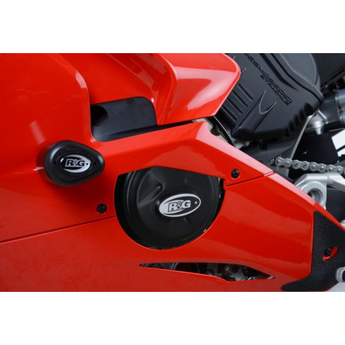 Couvre-carter d'alternateur R&G RACING noir Ducati Panigale V4/V4S