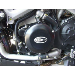 Couvre-carter gauche R&G RACING noir Aprilia RSV4/Tuono