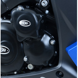 Couvres-carter droit (démareur & pompe à eau) R&G RACING noir Suzuki GSX1000S