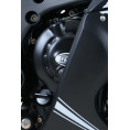 Couvre carter R&G RACING Race Series droit (embrayage) noir Kawasaki ZX10R