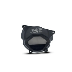 Couvre-carter gauche (alternateur) R&G RACING PRO noir