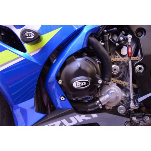 Couvre-carter gauche R&G RACING noir Suzuki GSX-R1000