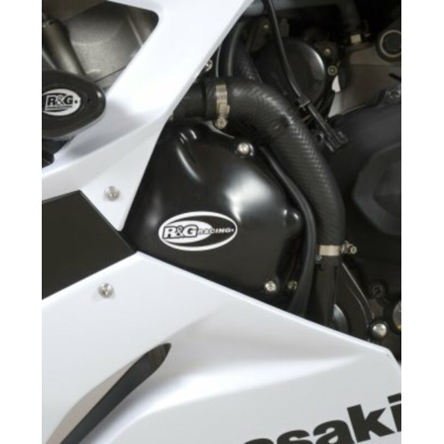 Couvre-carter gauche (alternateur) R&G RACING noir Kawasaki ZX-6R