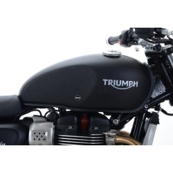 Kit grip de réservoir R&G RACING 2 pièces noir Triumph Street Twin