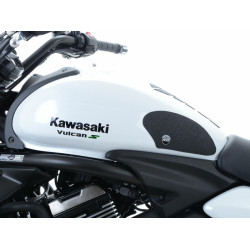 Kit grip de réservoir R&G RACING 2 pièces noir Kawasaki Vulcan S