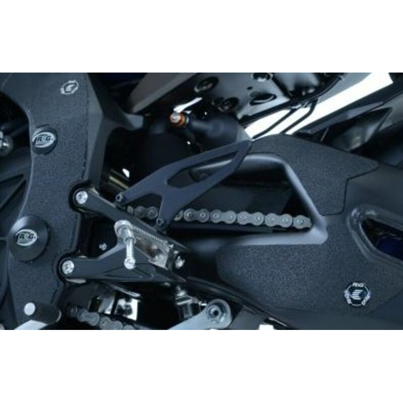 Adhésif anti-frottement R&G RACING cadre/bras oscillant noir 4 pièces Yamaha YZF-R1/R1M