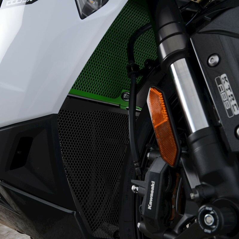 Grille de collecteur R&G RACING vert Kawasaki Ninja 1000SX