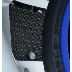 Protection de radiateur d'huile R&G Racing titane - Yamaha YZF-R1