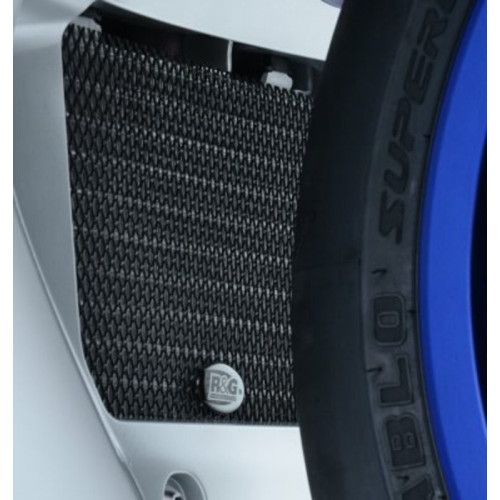 Protection de radiateur d'huile R&G Racing titane - Yamaha YZF-R1