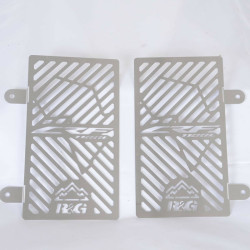 Protection de radiateur gravée R&G RACING inox Honda CRF 1100