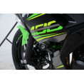 Tampons de protection R&G RACING Aero noir Kawasaki Ninja 400