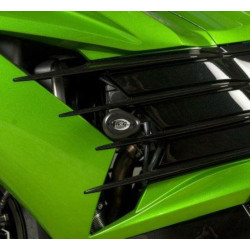 Tampons de protection R&G RACING noir Kawasaki ZZR1400