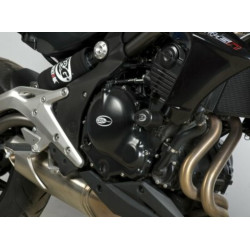 Tampons de protection R&G RACING Aero noir Kawasaki ER-6 N